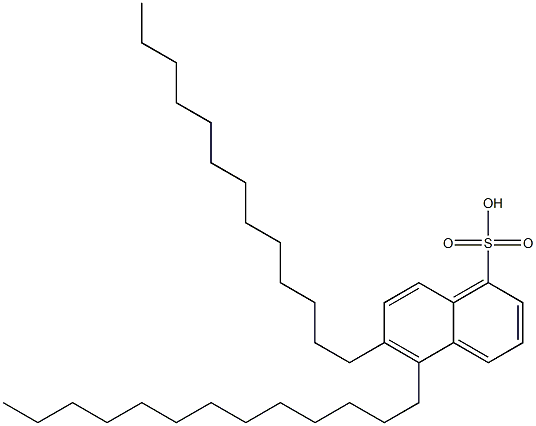 5,6-Ditridecyl-1-naphthalenesulfonic acid