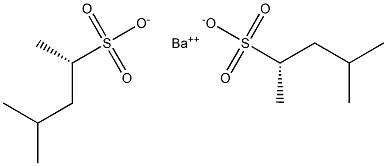Bis[[S,(-)]-4-methyl-2-pentanesulfonic acid] barium salt
