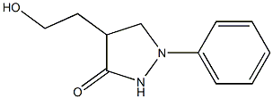 1-Phenyl-4-(2-hydroxyethyl)pyrazolidin-3-one Structure