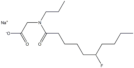 N-(6-Fluorodecanoyl)-N-propylglycine sodium salt|