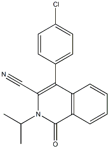 2-Isopropyl-4-(4-chlorophenyl)-3-cyanoisoquinolin-1(2H)-one