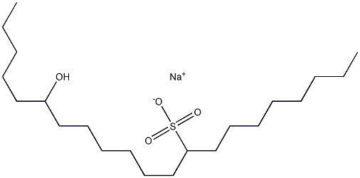 16-Hydroxyhenicosane-9-sulfonic acid sodium salt
