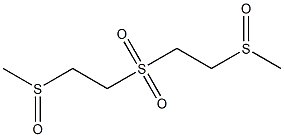 Bis[2-(methylsulfinyl)ethyl] sulfone,,结构式