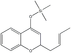 2-(2-Butenyl)-4-(trimethylsilyloxy)-2H-1-benzopyran