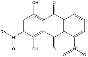 1,4-Dihydroxy-2,8-dinitroanthraquinone,,结构式