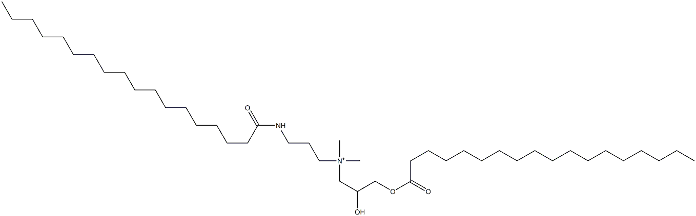  2-Hydroxy-N,N-dimethyl-N-[3-[(1-oxooctadecyl)amino]propyl]-3-[(1-oxooctadecyl)oxy]-1-propanaminium