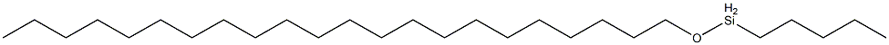 Pentyl(docosyloxy)silane Structure