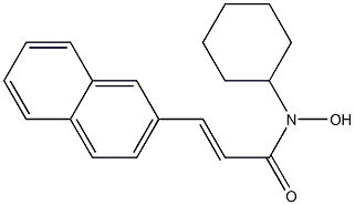 (E)-3-(2-Naphthalenyl)-N-cyclohexyl-2-propenehydroxamic acid