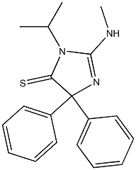 1-Isopropyl-2-methylamino-4,4-diphenyl-2-imidazoline-5-thione