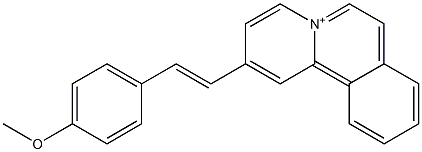 2-[(E)-4-Methoxystyryl]benzo[a]quinolizinium