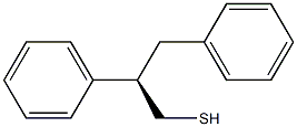 [R,(-)]-2,3-Diphenyl-1-propanethiol Structure