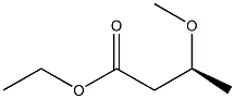 [S,(+)]-3-Methoxybutyric acid ethyl ester Structure