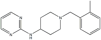 N-[1-(o-Methylbenzyl)-4-piperidinyl]-2-pyrimidinamine Structure