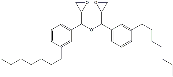 3-Heptylphenylglycidyl ether,,结构式