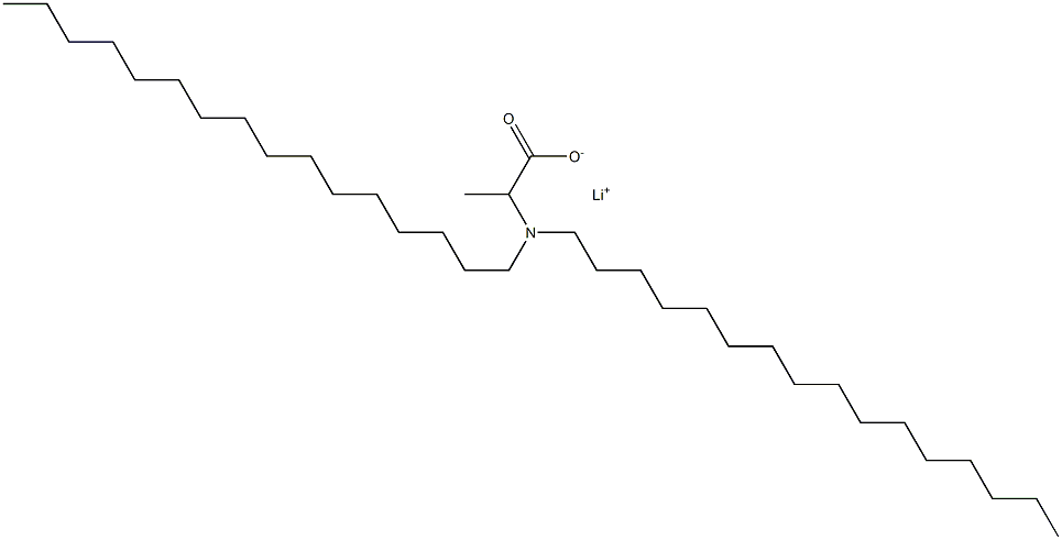 2-(Dihexadecylamino)propanoic acid lithium salt