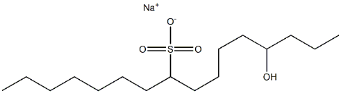  13-Hydroxyhexadecane-8-sulfonic acid sodium salt