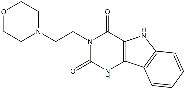  3-(2-Morpholinoethyl)-1H-pyrimido[5,4-b]indole-2,4(3H,5H)-dione