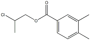 3,4-Dimethylbenzenecarboxylic acid 2-chloropropyl ester,,结构式