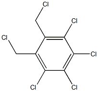 3,4,5,6-Tetrachloro-1,2-bis(chloromethyl)benzene Structure