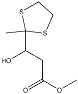3-Hydroxy-3-(2-methyl-1,3-dithiolan-2-yl)propanoic acid methyl ester