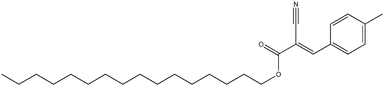 2-Cyano-3-(p-methylphenyl)acrylic acid hexadecyl ester