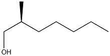 [S,(-)]-2-Methyl-1-heptanol,,结构式