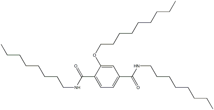 2-(Nonyloxy)-N,N'-dioctylterephthalamide Structure