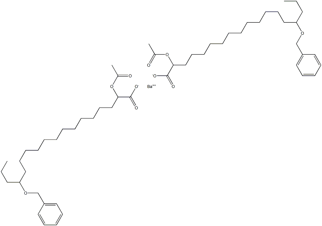  Bis(15-benzyloxy-2-acetyloxystearic acid)barium salt