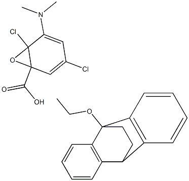 2-[9,10-Ethanoanthracen-9(10H)-yloxy]-N,N-dimethylethanamineN-oxide Struktur