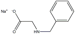 Benzylaminoacetic acid sodium salt,,结构式