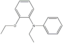 N-エチル-N-(2-エトキシフェニル)アニリン 化学構造式