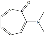 2-(Dimethylamino)-2,4,6-cycloheptatrien-1-one,,结构式