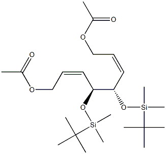 (2Z,4S,5S,6Z)-4,5-Bis(tert-butyldimethylsilyloxy)-2,6-octadiene-1,8-diol diacetate