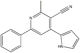 2-Methyl-4-(1H-pyrrol-2-yl)-6-phenylpyridine-3-carbonitrile