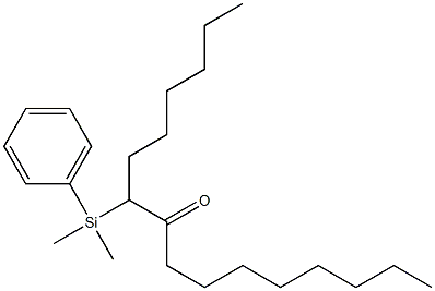  7-(Phenyldimethylsilyl)hexadecan-8-one