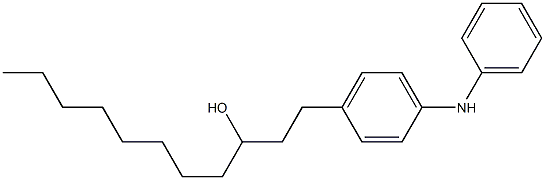  4-(3-Hydroxyundecyl)phenylphenylamine