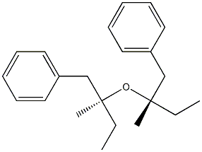 (+)-ベンジル[(S)-sec-ブチル]エーテル 化学構造式