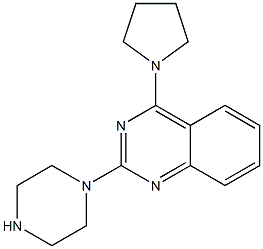 2-(1-Piperazinyl)-4-(1-pyrrolidinyl)quinazoline