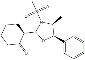 (2R)-2-[(2S,4S,5R)-4-Methyl-5-phenyl-3-methylsulfonyloxazolidin-2-yl]-1-cyclohexanone|