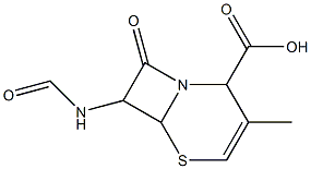 3-Methyl-7-(formylamino)-8-oxo-5-thia-1-azabicyclo[4.2.0]oct-3-ene-2-carboxylic acid