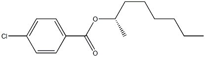  (+)-p-Chlorobenzoic acid (S)-1-methylheptyl ester