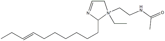 1-[2-(Acetylamino)ethyl]-2-(7-decenyl)-1-ethyl-3-imidazoline-1-ium,,结构式