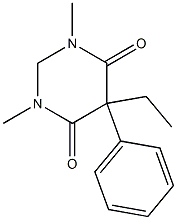 5-Ethyl-5-phenyl-2,5-dihydro-1-methyl-3-methylpyrimidine-4,6(1H,3H)-dione Structure