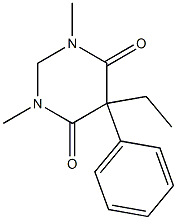 5-Ethyl-5-phenyl-2,5-dihydro-1-methyl-3-methylpyrimidine-4,6(1H,3H)-dione 结构式