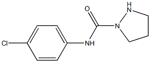 Tetrahydro-N-(4-chlorophenyl)-1H-pyrazole-1-carboxamide 结构式