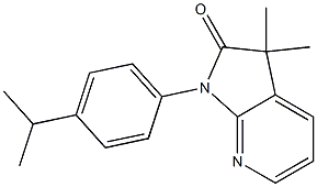  1,3-Dihydro-3,3-dimethyl-1-(4-isopropylphenyl)-2H-pyrrolo[2,3-b]pyridin-2-one