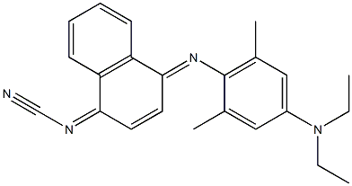 [[4-[[2,6-Dimethyl-4-(diethylamino)phenyl]imino]naphthalen-1(4H)-ylidene]amino] cyanide