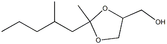 2-Methyl-2-(2-methylpentyl)-1,3-dioxolane-4-methanol