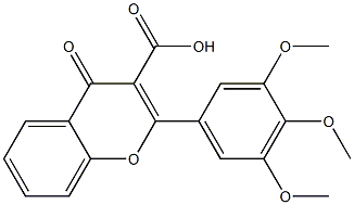 2-[3,4,5-Trimethoxyphenyl]-4-oxo-4H-1-benzopyran-3-carboxylic acid