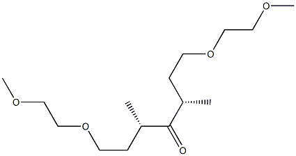 (3S,5S)-3,5-ジメチル-1,7-ビス(2-メトキシエトキシ)-4-ヘプタノン 化学構造式